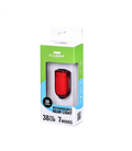 LUZ TRASERA BICICLETA 20 LÚMENES RECARGABLE USB. 38 LEDS COB. 7 MODOS