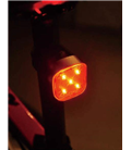 LUZ TRASERA BICICLETA LED 25LM CON BATERÍA INTEGRADA RECARGABLE USB