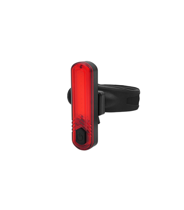 LUZ TRASERA BICICLETA COB LED 30LM CON BATERÍA INTEGRADA RECARGABLE USB