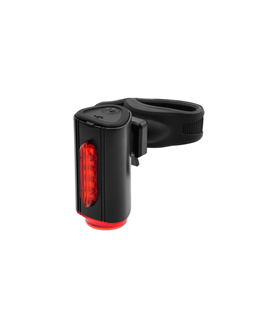 LUZ TRASERA BICICLETA LED 15LM + INDICADOR DE CARRIL CON BATERÍA INTEGRADA RECARGABLE USB