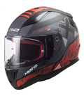 LS2 FF353 RAPID XTREET NEGRO MATE ROJO