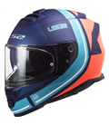 LS2 FF800 STORM SLANT AZUL MATE NARANJA FLUOR