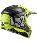 LS2 MX437 FAST EVO CRUSHER NEGRO AMARILLO FLUOR