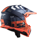 LS2 MX437 FAST EVO MINI XCODE NARANJA MATE FLUOR AZUL