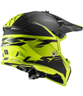 LS2 MX437 FAST EVO ROAR NEGRO MATE AMARILLO FLUOR