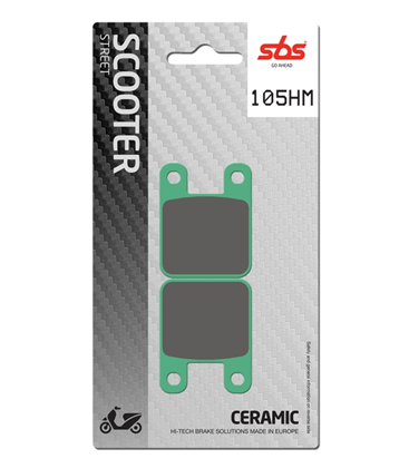 DERBI SENDA SM X RACE E2 (SR2E1A) 50 (2006-2009) TRASERA PASTILLAS FRENO SBS