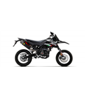 APRILIA RX / SX 125 2021 - 2022 SILENCIOSO THUNDER DE ALUMINIO DARK" FONDO EN CARBONO"