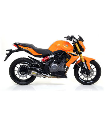 BENELLI BN 302 2014 - 2016 SILENCIOSO STREET THUNDER DE TITANIO FONDO EN CARBONO