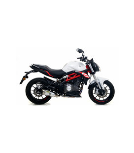 BENELLI BN 302 S 2019 - 2020 SILENCIOSO STREET THUNDER DE TITANIO FONDO EN CARBONO