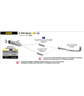 BMW C 650 SPORT 2016 - 2020 CONECTOR CATALÍTICO HOMOLOGADO