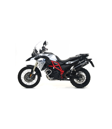 BMW F 800 GS / ADVENTURE 2017 - 2018 SILENCIOSO MAXI RACE-TECH APPROVED DE ALUMINIO FONDO EN CARBONO