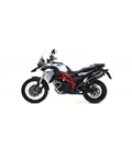 BMW F 800 GS / ADVENTURE 2017 - 2018 SILENCIOSO MAXI RACE-TECH APPROVED DE ALUMINIO FONDO EN CARBONO