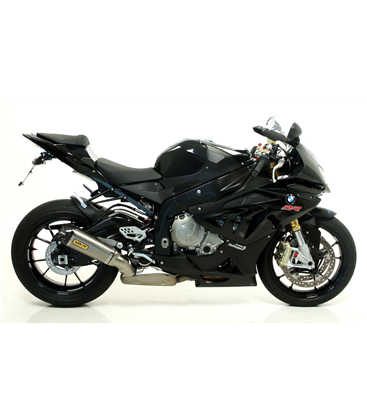 BMW S 1000 RR 2012 - 2014 SILENCIOSO WORKS APPROVED EN TITANIO FONDO EN CARBONO PARA COLECTORES ORIGINALES