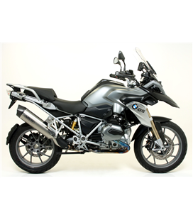 BMW R 1200 GS / ADVENTURE 2013 - 2016 SILENCIOSO MAXI RACE-TECH DE ALUMINIO DARK" FONDO EN CARBONO"