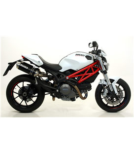 DUCATI MONSTER 796 2010 - 2014 SILENCIOSO THUNDER APPROVED DE ALUMINIO (DCHO+IZDO)