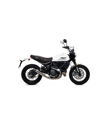 DUCATI SCRAMBLER 800 CLASSIC 2017 - 2020 SILENCIOSO PRO-RACE NICHROM DARK""