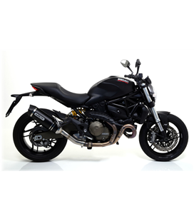 DUCATI MONSTER 821 2014 - 2017 SILENCIOSO RACE-TECH DE TITANIO FONDO EN CARBONO