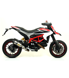 DUCATI HYPERMOTARD / HYPERSTRADA 2013 - 2015 SILENCIOSO RACE-TECH DE TITANIO FONDO EN CARBONO