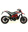 DUCATI HYPERMOTARD / HYPERSTRADA 2013 - 2015 SILENCIOSO RACE-TECH DE TITANIO FONDO EN CARBONO