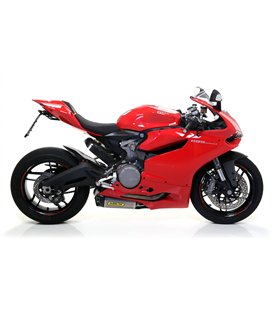 DUCATI 899 PANIGALE 2014 - 2015 SILENCIOSOS WORKS DE TITANIO (DCHO+IZDO) FONDO EN CARBONO