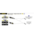 DUCATI HYPERMOTARD / HYPERSTRADA 2016 - 2018 CONECTOR CATALÍTICO HOMOLOGADO PARA COLECTORES ORIGINALES