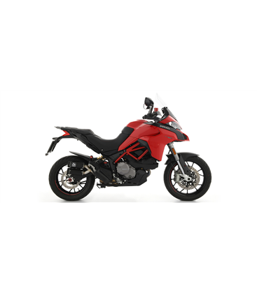 DUCATI MULTISTRADA 950 2019 - 2020 SILENCIOSOS REBEL NICHROM DARK" CON FONDO EN ALUMINIO "DARK""