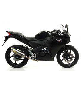 HONDA CBR 125 R 2011 - 2016 SILENCIOSO STREET THUNDER ALUMINIUM DARK""