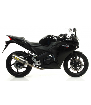 HONDA CBR 125 R 2011 - 2016 SILENCIOSO STREET THUNDER ALUMINIUM DARK""