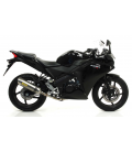 HONDA CBR 125 R 2011 - 2016 SILENCIOSO STREET THUNDER ALUMINIUM DARK""