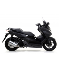 HONDA FORZA 125 2015 - 2016 SILENCIOSO URBAN  DE ALUMINIO DARK" FONDO "DARK""