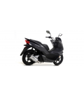 HONDA PCX 125 2014 - 2016 SILENCIOSO URBAN  DE ALUMINIO DARK" FONDO "DARK""