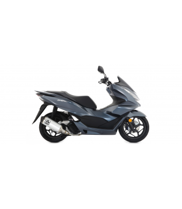 HONDA PCX 125 2021 -  SILENCIOSO URBAN  DE ALUMINIO DARK" FONDO "DARK""