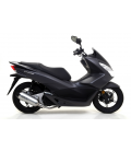 HONDA PCX 150 2014 - 2016 SILENCIOSO URBAN  DE ALUMINIO DARK" FONDO "DARK""