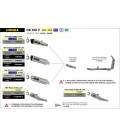 HONDA CB 500 F 2016 - 2018 SILENCIOSO RACE-TECH DE TITANIO FONDO EN CARBONO