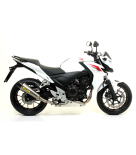 HONDA CB 500 F 2013 - 2015 SILENCIOSO RACE-TECH DE ALUMINIO FONDO EN CARBONO