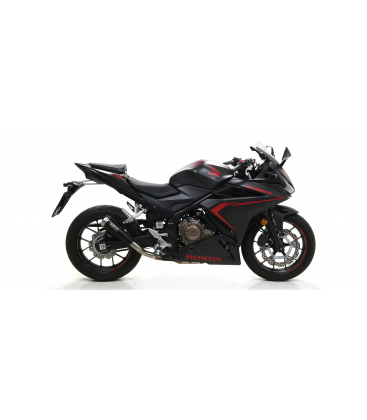 HONDA CBR 500 R 2019 - 2020 SILENCIOSO RACE-TECH DE ALUMINIO DARK" FONDO EN CARBONO"