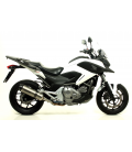 HONDA NC 700 X 2012 - 2013 SILENCIOSO RACE-TECH DE ALUMINIO FONDO EN CARBONO