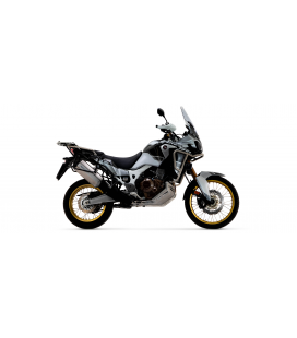 HONDA AFRICA TWIN ADV SPORTS 2018 - 2019 SILENCIOSO MAXI RACE-TECH EN ALUMINIO DARK" FONDO EN CARBONO"