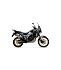 HONDA AFRICA TWIN ADV SPORTS 2018 - 2019 SILENCIOSO MAXI RACE-TECH EN ALUMINIO DARK" FONDO EN CARBONO"