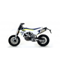 HUSQVARNA 701 ENDURO/SUPERMOTO 2017 - 2020 SILENCIOSO RACE-TECH DE ALUMINIO FONDO EN CARBONO