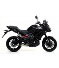 KAWASAKI VERSYS 650 2015 - 2016 SILENCIOSO RACE-TECH DE TITANIO FONDO EN CARBONO