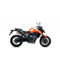 KTM 790 DUKE 2018 - 2020 SILENCIOSO RACE-TECH DE ALUMINIO DARK" FONDO EN CARBONO"