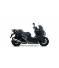 KYMCO XCITING 400I S 2019 - 2020 SILENCIOSO RACE-TECH DE ALUMINIO DARK" FONDO EN CARBONO"