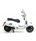 PIAGGIO VESPA GTS 125I.E. 2008 - 2016 SILENCIOSO URBAN  DE ALUMINIO DARK" FONDO "DARK""