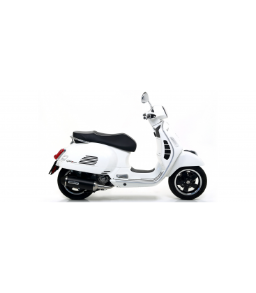 PIAGGIO VESPA GTS 300I.E. 2017 - 2018 SILENCIOSO URBAN  DE ALUMINIO DARK" FONDO "DARK""