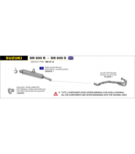 SUZUKI DR 600 R/S 1985 - 1990 COLECTOR RACING