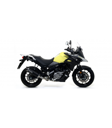 SUZUKI V-STROM 650 2017 - 2020 SILENCIOSO RACE-TECH DE ALUMINIO FONDO EN CARBONO