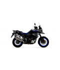 SUZUKI V-STROM 1050 2020 - 2022 SILENCIOSO MAXI RACE-TECH DE ALUMINIO FONDO EN CARBONO