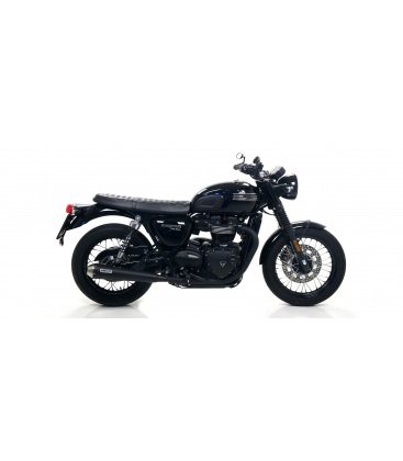 TRIUMPH BONNEVILLE T100 2017 - 2020 SILENCIOSOS PRO-RACING NICHROM DARK" (DCHO+IZDO)"