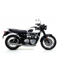 TRIUMPH BONNEVILLE T120 2016 - 2019 SILENCIOSOS PRO-RACING NICHROM (DCHO+IZDO)